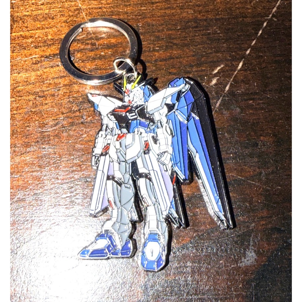 Freedom Gundam ZGMF-X10A Enamel Keychain Mobile Suit Gundam SEED‎